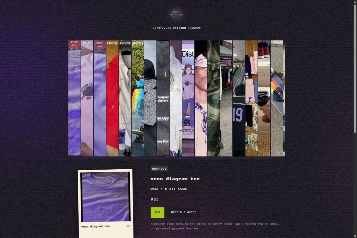 Saint Raphael visual shop design